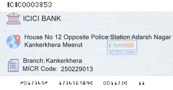 Icici Bank Limited KankerkheraBranch 