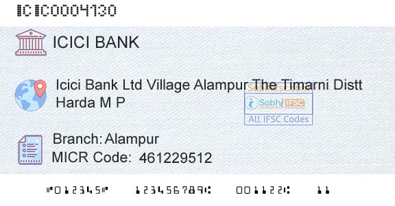 Icici Bank Limited AlampurBranch 