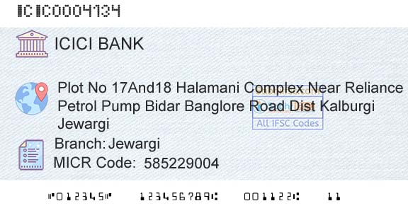 Icici Bank Limited JewargiBranch 