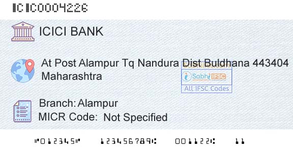 Icici Bank Limited AlampurBranch 