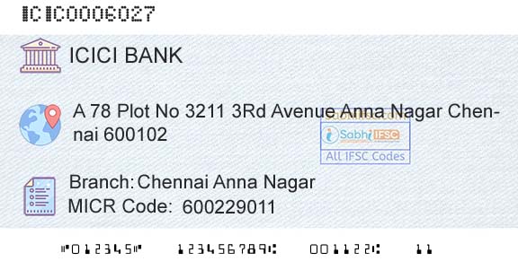 Icici Bank Limited Chennai Anna NagarBranch 