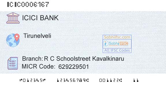 Icici Bank Limited R C Schoolstreet KavalkinaruBranch 