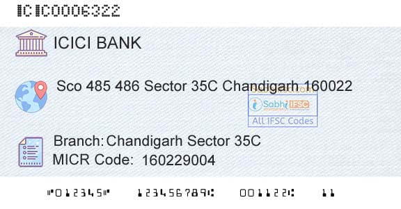Icici Bank Limited Chandigarh Sector 35cBranch 
