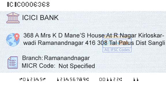 Icici Bank Limited RamanandnagarBranch 