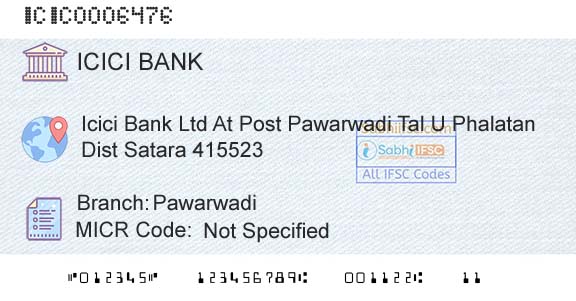 Icici Bank Limited PawarwadiBranch 