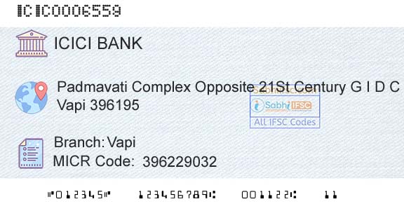 Icici Bank Limited VapiBranch 