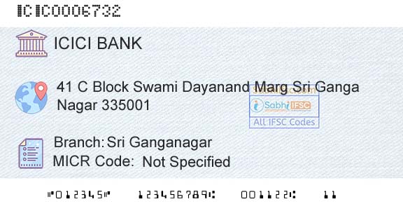 Icici Bank Limited Sri GanganagarBranch 