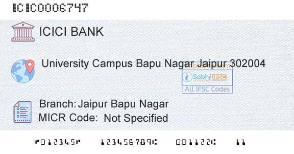 Icici Bank Limited Jaipur Bapu NagarBranch 