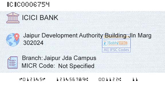 Icici Bank Limited Jaipur Jda CampusBranch 