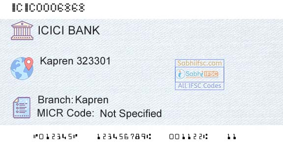 Icici Bank Limited KaprenBranch 