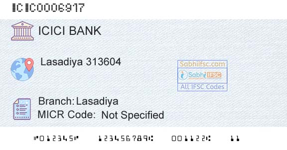 Icici Bank Limited LasadiyaBranch 