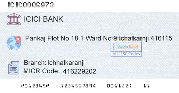 Icici Bank Limited IchhalkaranjiBranch 