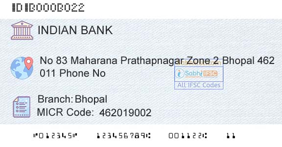 Indian Bank BhopalBranch 