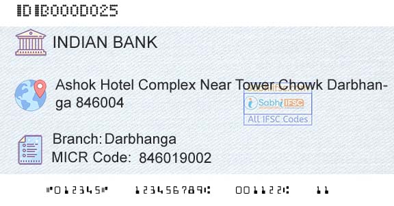 Indian Bank DarbhangaBranch 