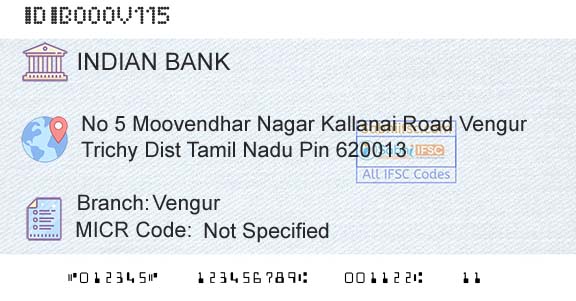 Indian Bank VengurBranch 