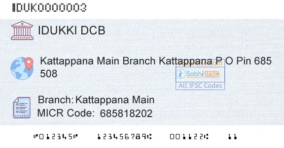 Idukki District Co Operative Bank Ltd Kattappana MainBranch 