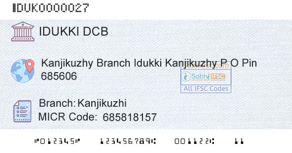 Idukki District Co Operative Bank Ltd KanjikuzhiBranch 