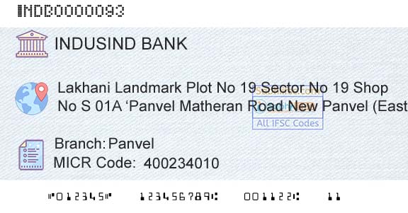 Indusind Bank PanvelBranch 