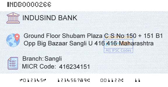 Indusind Bank SangliBranch 