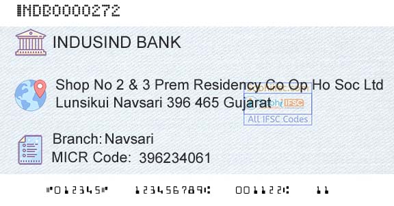 Indusind Bank NavsariBranch 