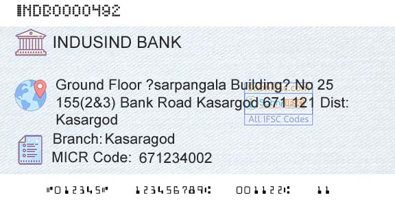 Indusind Bank KasaragodBranch 