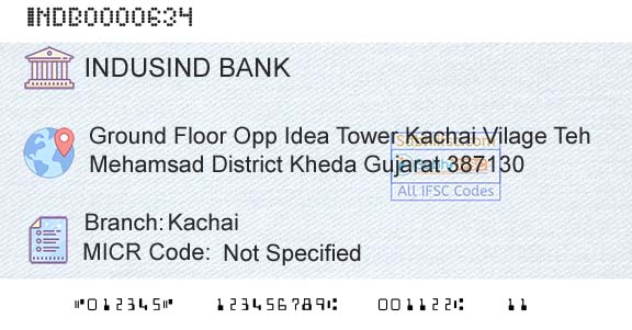 Indusind Bank KachaiBranch 