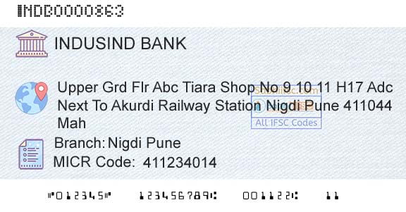 Indusind Bank Nigdi PuneBranch 