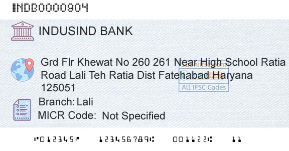 Indusind Bank LaliBranch 