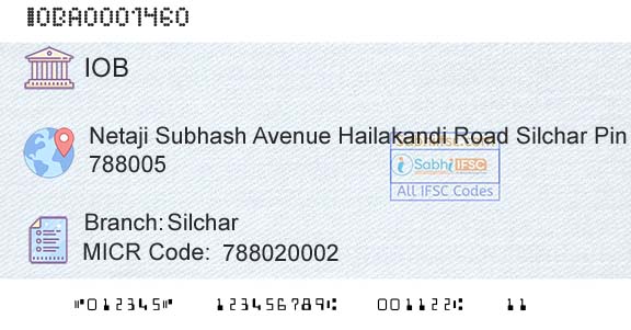 Indian Overseas Bank SilcharBranch 