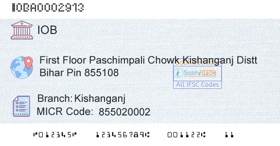 Indian Overseas Bank KishanganjBranch 