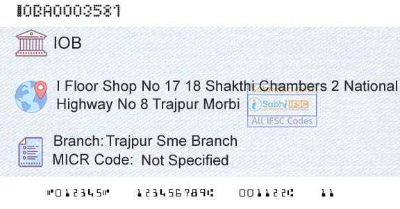 Indian Overseas Bank Trajpur Sme BranchBranch 