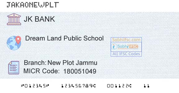 Jammu And Kashmir Bank Limited New Plot JammuBranch 