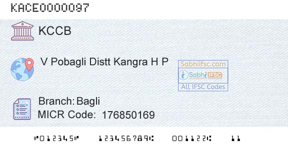 The Kangra Central Cooperative Bank Limited BagliBranch 