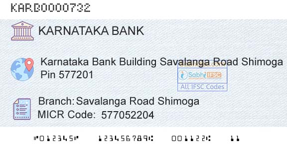 Karnataka Bank Limited Savalanga Road ShimogaBranch 