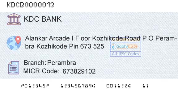 Kozhikode District Cooperatiave Bank Ltd PerambraBranch 