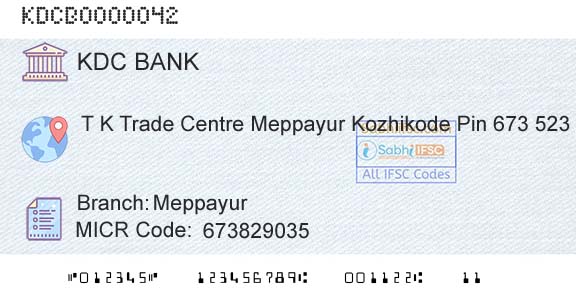 Kozhikode District Cooperatiave Bank Ltd MeppayurBranch 