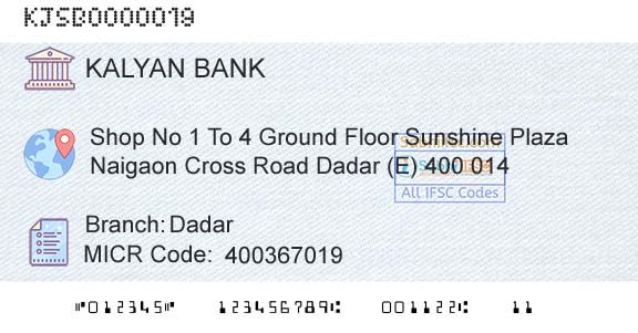 Kalyan Janata Sahakari Bank DadarBranch 