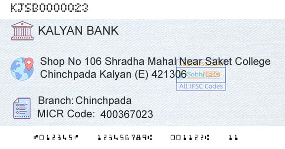 Kalyan Janata Sahakari Bank ChinchpadaBranch 