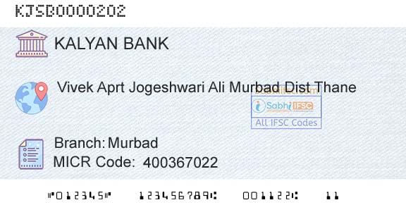 Kalyan Janata Sahakari Bank MurbadBranch 