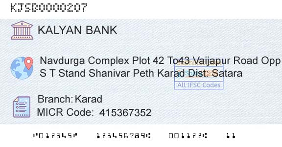 Kalyan Janata Sahakari Bank KaradBranch 