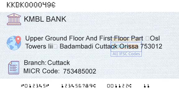 Kotak Mahindra Bank Limited CuttackBranch 