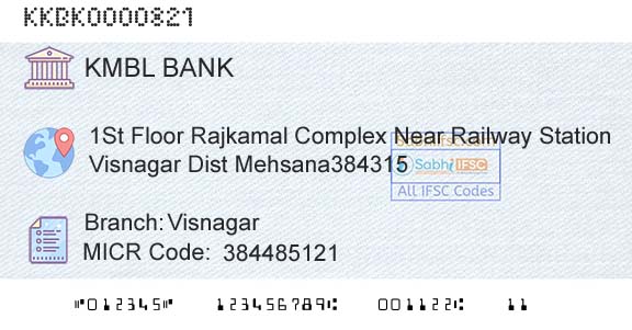 Kotak Mahindra Bank Limited VisnagarBranch 