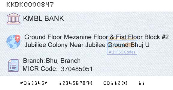 Kotak Mahindra Bank Limited Bhuj BranchBranch 