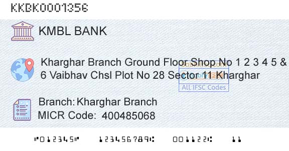 Kotak Mahindra Bank Limited Kharghar BranchBranch 