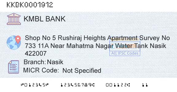 Kotak Mahindra Bank Limited NasikBranch 
