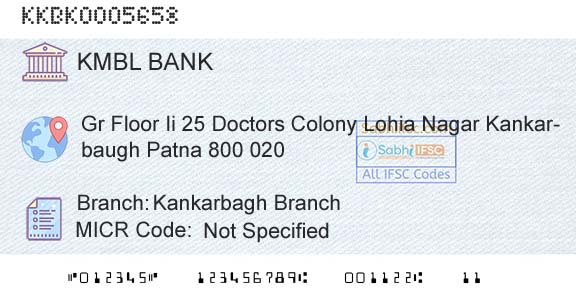 Kotak Mahindra Bank Limited Kankarbagh BranchBranch 
