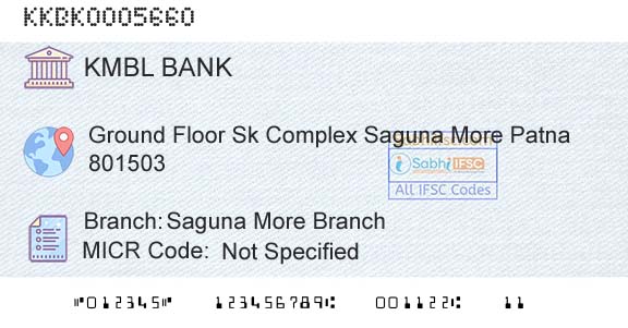Kotak Mahindra Bank Limited Saguna More BranchBranch 