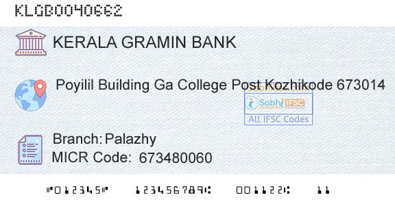 Kerala Gramin Bank PalazhyBranch 