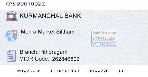 The Kurmanchal Nagar Sahakari Bank Limited PithoragarhBranch 