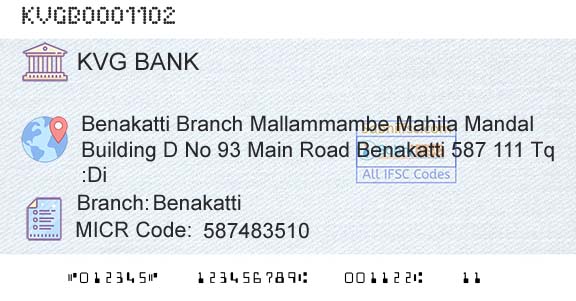 Karnataka Vikas Grameena Bank BenakattiBranch 